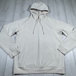 Lululemon Men's Medium City Sweat Pullover Hoodie French Terry Raw Linen